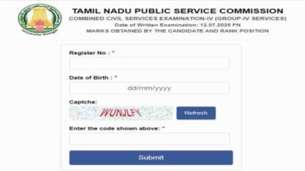 TNPSC Declares Final Results for Group 4