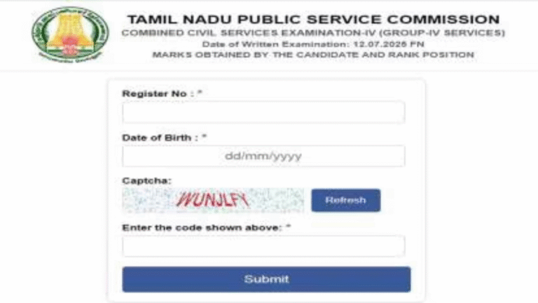TNPSC Declares Final Results for Group 4