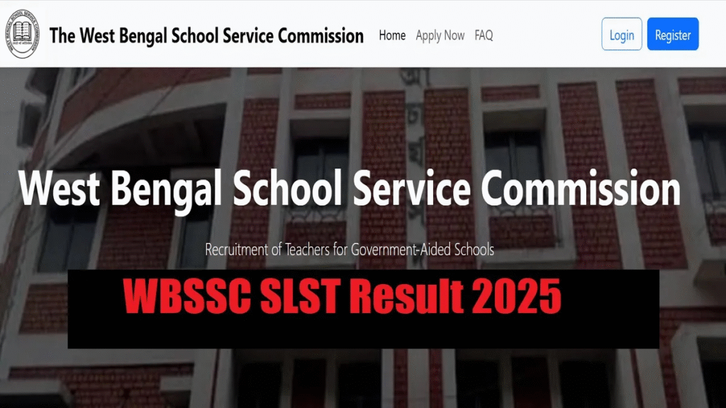 WBSSC SLST Result 2025: