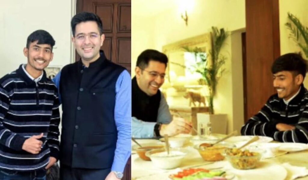 Raghav Chadha Hosts Blinkit