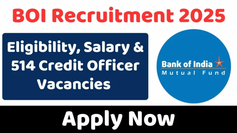 Bank of India Recruitment 2025