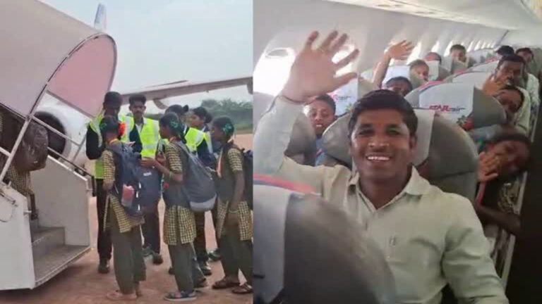 Karnataka Headmaster Digs into Personal Savings to Gift Students Their First Flight
