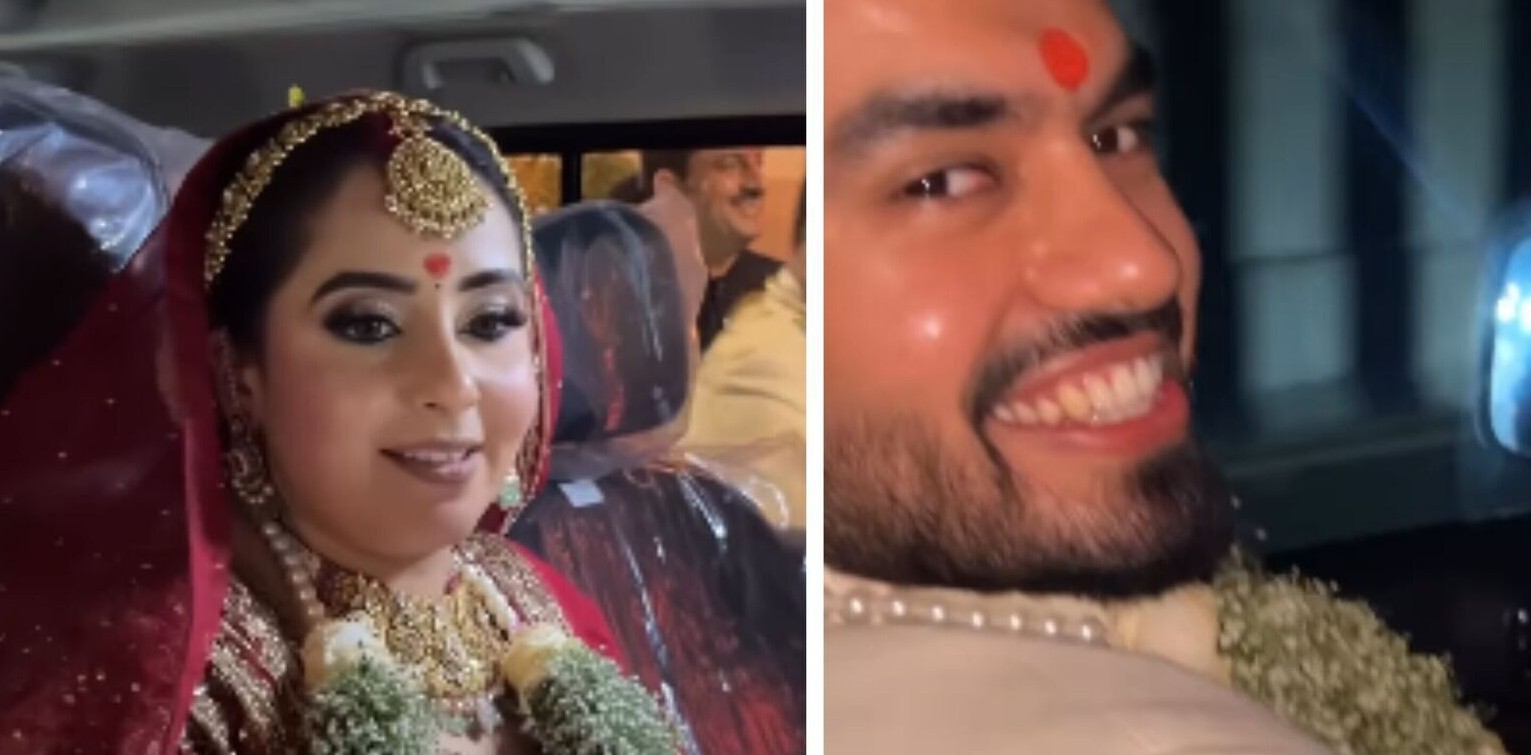 Bride Drives Her Own