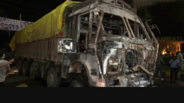 Tragic Collision in Rampur: Hay-Truck Flattens SDO Vehicle, Driver Killed