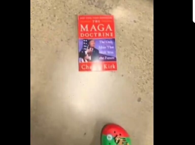 Viral Outrage Following Defacement of Charlie Kirk’s Book