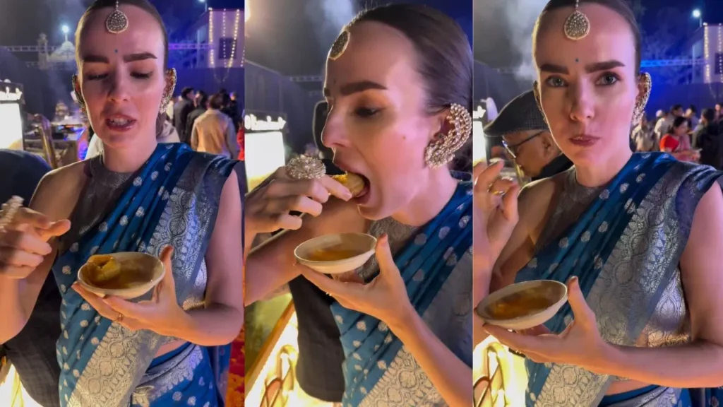 Foreign Tourist’s Golgappa Reaction