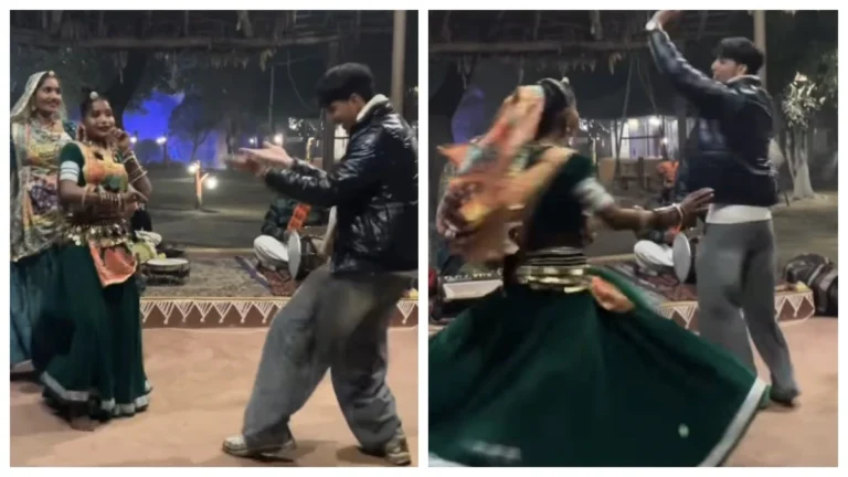 Man’s Energetic Dance with