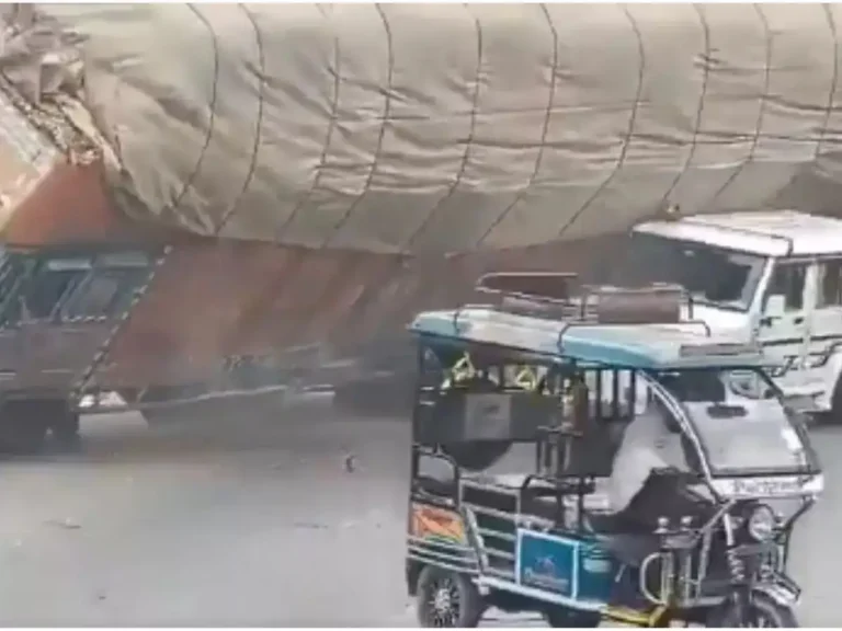 Out-of-Control Truck