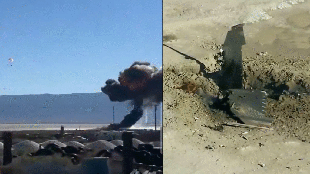 US Air Force F-16 Jet Crashes in California