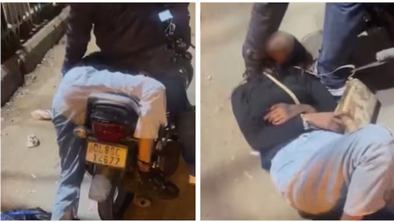 Viral Video of Woman on Bike