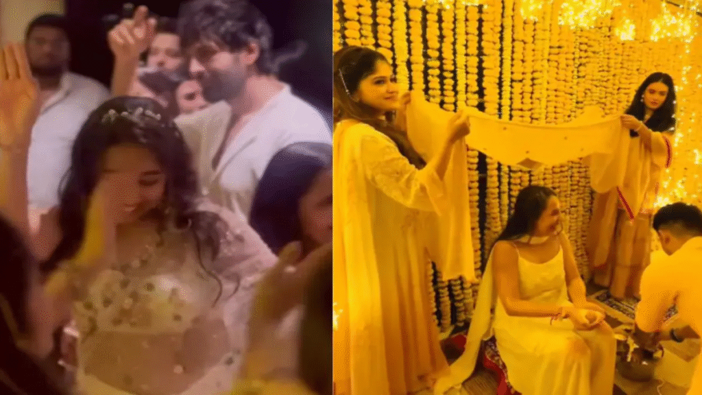 Kartik Aaryan Sister Kritika Tiwari’ Haldi Ceremony