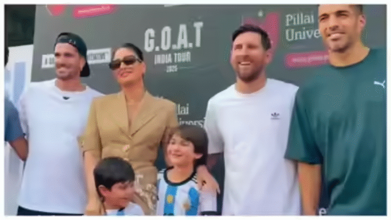 Messi Heartfelt "Namaste India