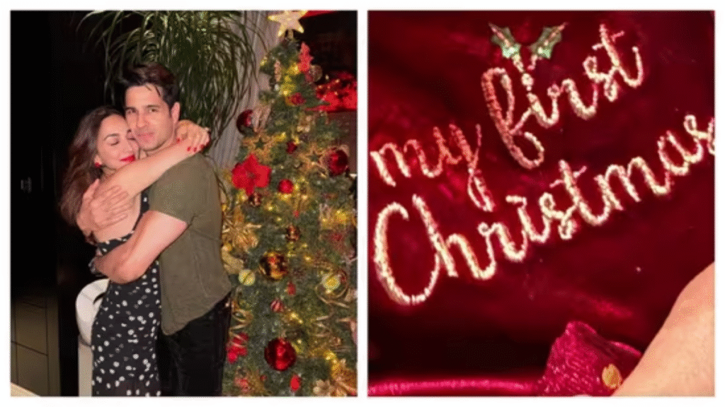 Sidharth Malhotra and Kiara Advani Celebrate First Christmas