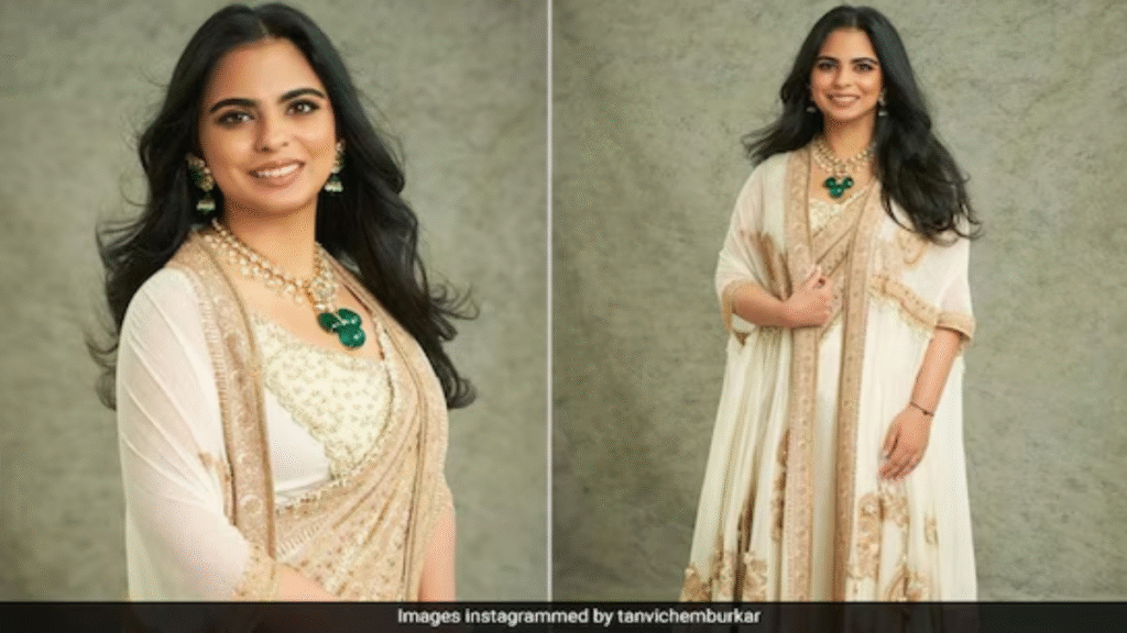 Isha Ambani Champions Handloom