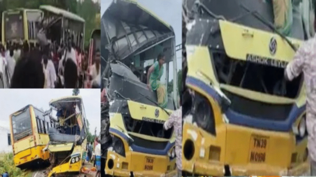 Bus Crash in Tamil Nadu