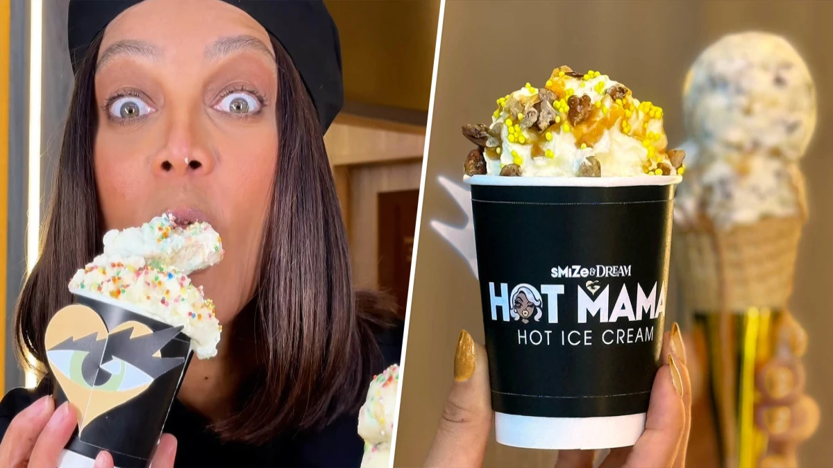 Tyra Banks vs. Santa Claus SMiZE Ice Cream