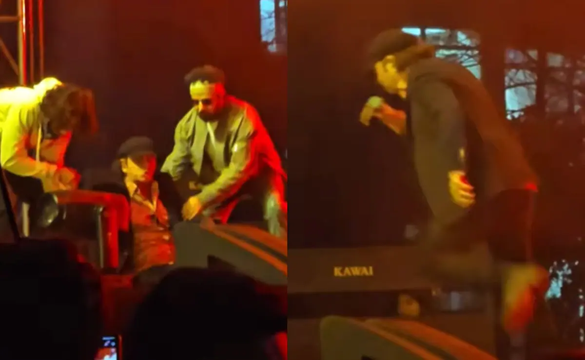 Singer Mohit Chauhan Falls