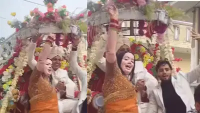 Woman’s Energetic Dance on