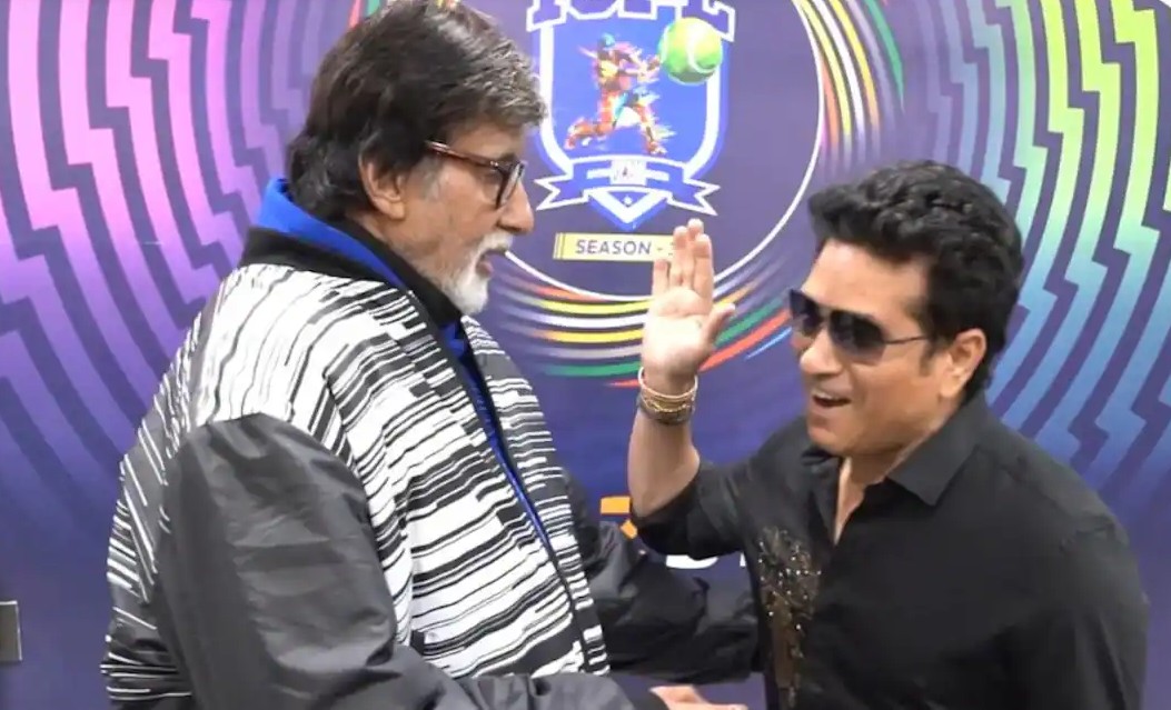 Amitabh Bachchan and Sachin