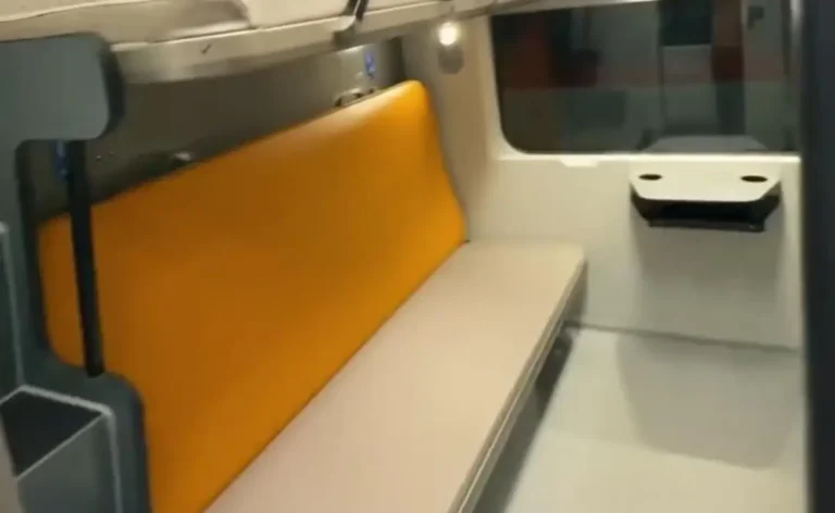 The Interior of Vande Bharat