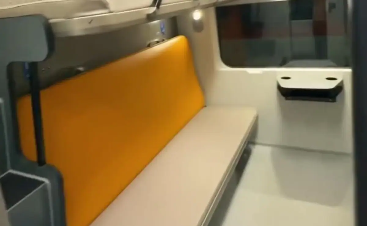 The Interior of Vande Bharat