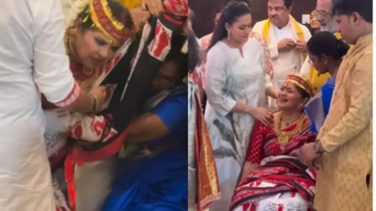 Sudha Chandran Deeply Emotional Spiritual Moment at Bhajan Night Goes Viral