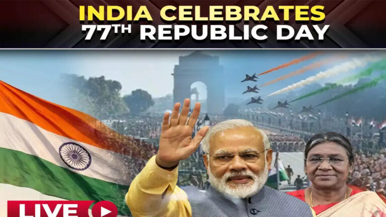 India Celebrates 77th Republic Day: A Fusion of Heritage and High-Tech Might