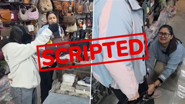 Shopkeeper Pleading with Customer Revealed as Scripted