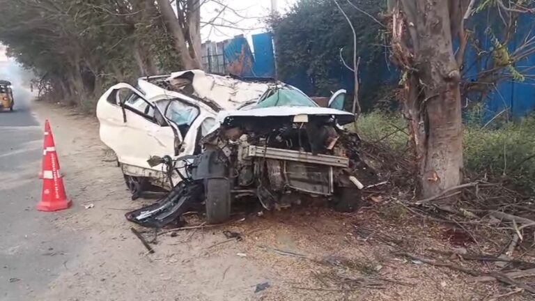 Tragic Accident in Mokila: Four College Students Lose Lives as Speeding Car Hits Tree