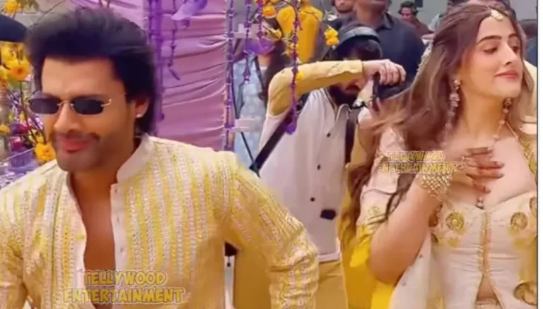 Kriti Sanon Breaks Into Bhangra at Nupur & Stebin’s Haldi