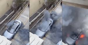 Electric Car Explosion is