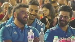 Rohit Sharma Viral Smile as Jay Shah