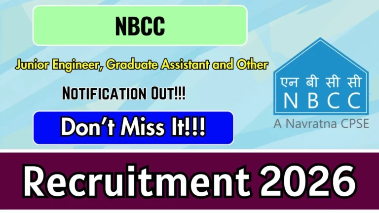 NBCC Recruitment 2026: 59 Vacancies Announced