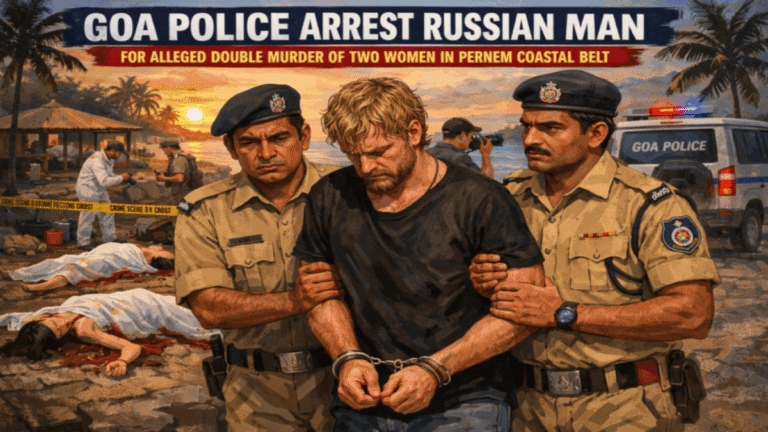 Russian National Arrested for Double Murder of Friends in Goa