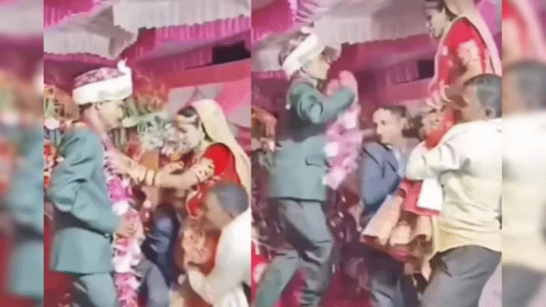The Best Varmala Fail: Kids Crown Themselves Instead of the Couple