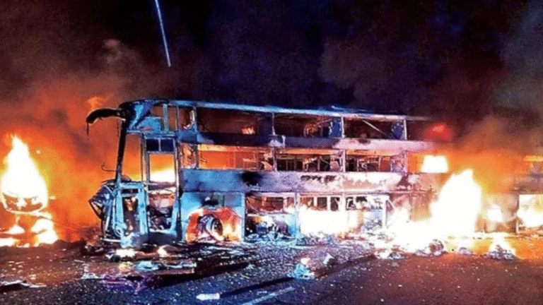 Tragic Highway Accident: Three Killed in Fiery Collision in Nandyal