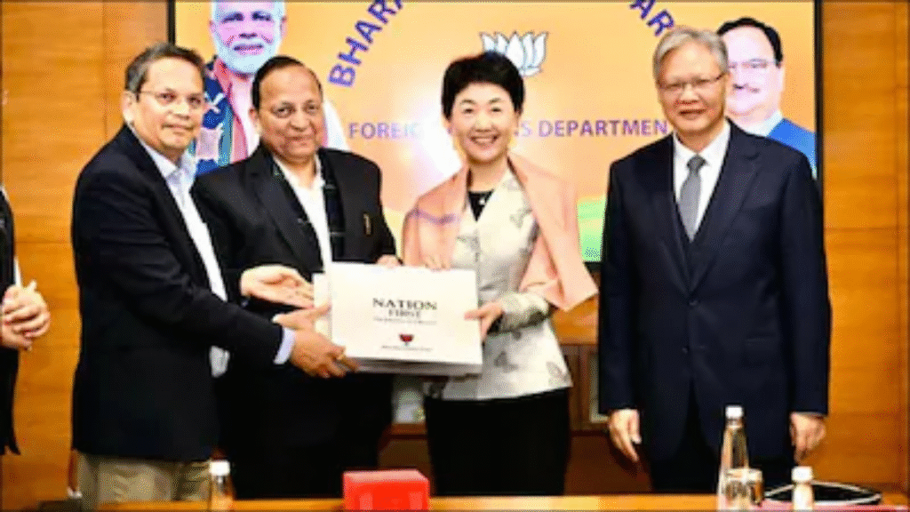 CPC Delegation Visits BJP HQ