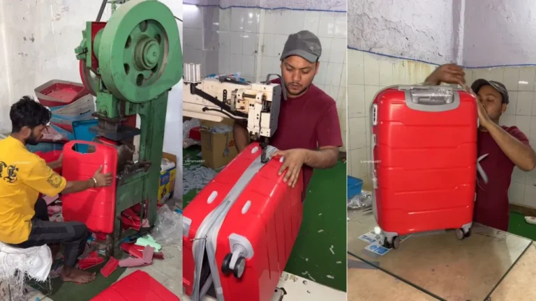 Viral Video Unveils the Complex Manufacturing of Trolley Bags