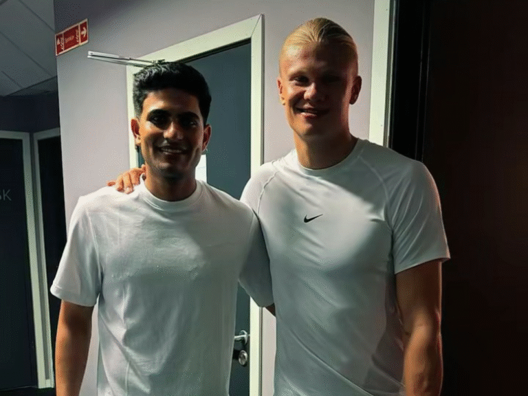 Erling Haaland’s Special Gesture for Shubman Gill Stuns Fans
