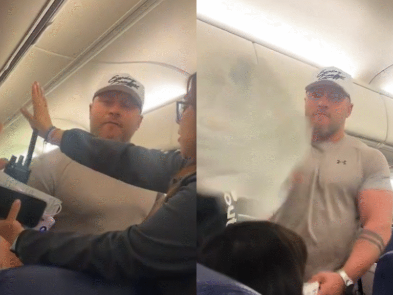 Husband Ejected After Mid-Air Outburst