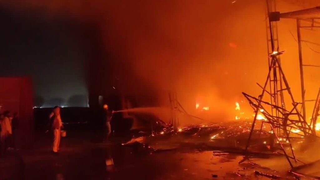 Fire Guts Gurugram Banquet Hall