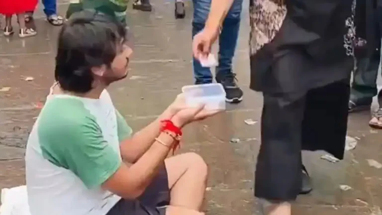 Influencer’s Begging Experiment at Khatu Shyam Temple