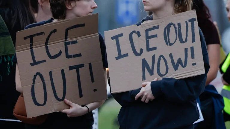 Teens Invading Kroger During Anti-ICE Walkout
