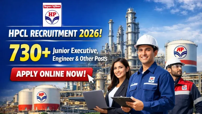 HPCL Recruitment 2026: Apply for Junior Executive Assistant, Engineers,
