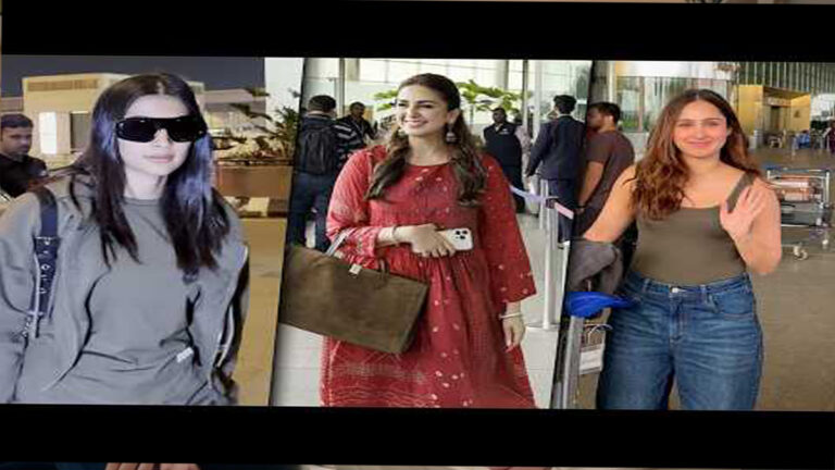 Mumbai Airport Glows as Huma Qureshi, Pooja Hegde, and Pashmina Roshan Jet Off in Style