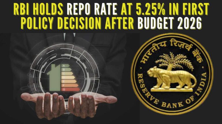 RBI Policy: Repo Rate Steady at 5.25%