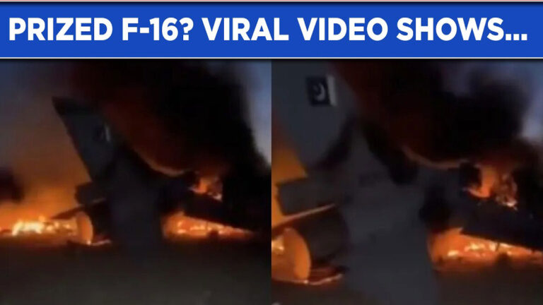 Viral Video of Downed Pakistani F-16 in Taliban Conflict Revealed as Fake