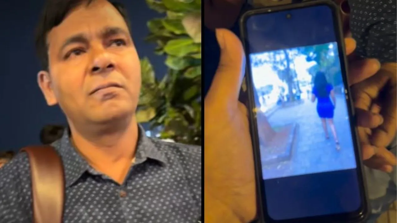 Man Secretly Photographing Girls