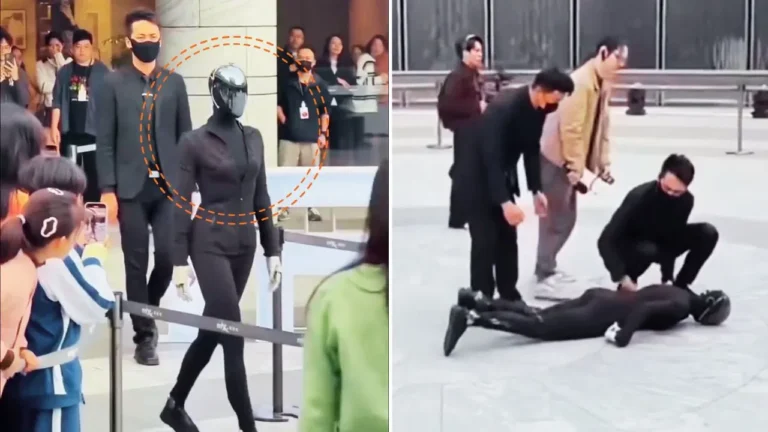 Humanoid Robot ‘IRON’ Collapses During Ramp Walk