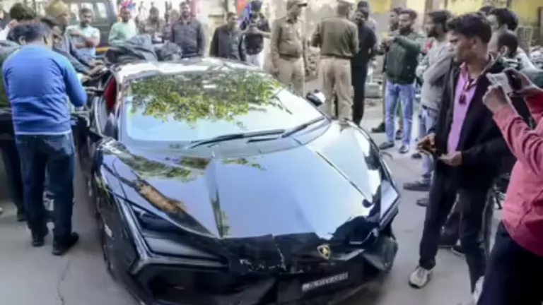 Driver Identity Dispute in Kanpur Lamborghini Crash